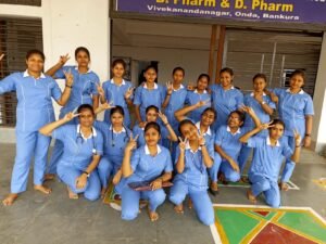 Group photo of nursing students at Belarani Institute of Nursing